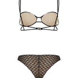 Missoni Balconette bikini in lamé viscose