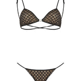 Missoni Balconette bikini in lamé viscose