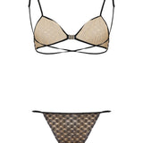 Missoni Balconette bikini in lamé viscose