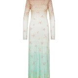 Missoni Long lamé cover-up dress