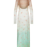 Missoni Long lamé cover-up dress