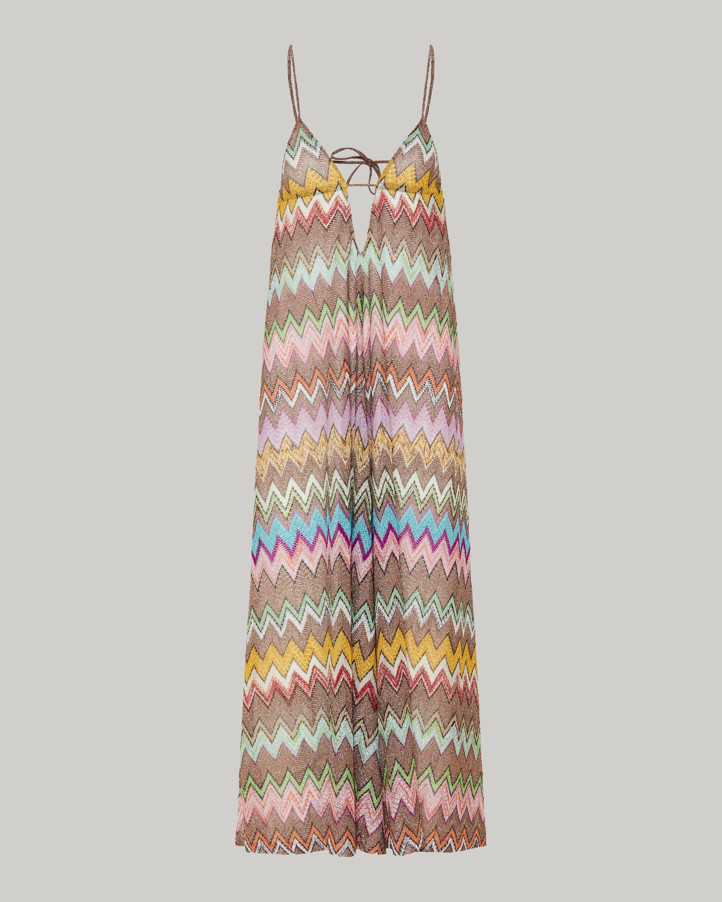 missoni zig zag maxi dress Missoni Zig-zag Slit Maxi Dress