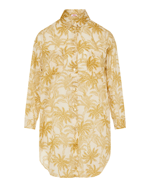 Eres Exotisme printed cotton-voile shirt