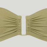 Eres Show gathered bandeau bikini top