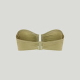 Eres Show gathered bandeau bikini top