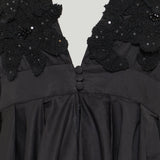 Anjuna backless embroidered long dress