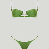 Sommer Swim Camelia balconette bikini top & Liora bottom set
