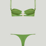 Sommer Swim Camelia balconette bikini top & Liora bottom set