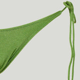 Sommer Swim Stella triangle bikini top & Eboni tie-side bikini bottom set