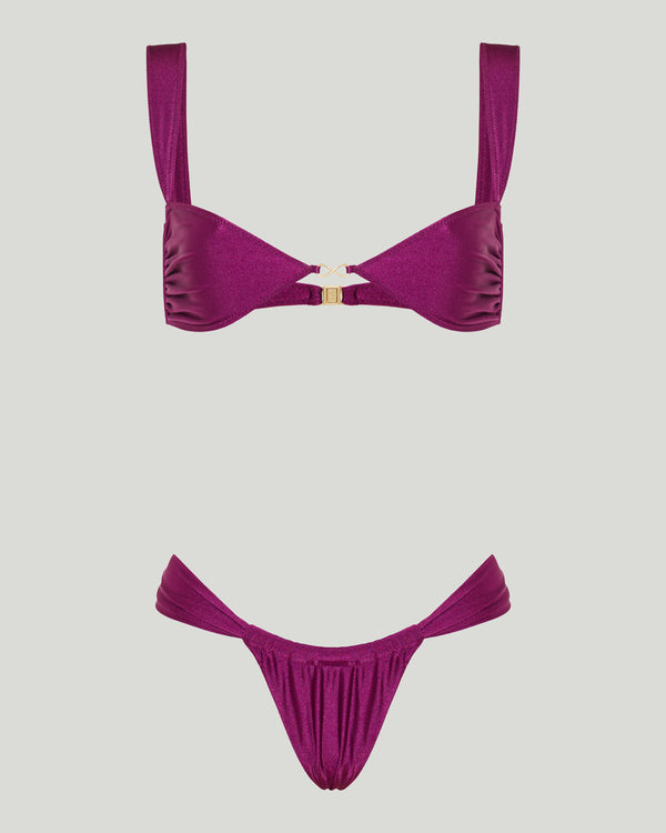 Sommer Swim Soriya balconette bikini top & Eze bikini bottom set