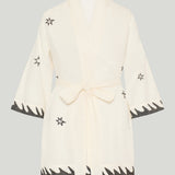 Kyr Lakis Short mermaid print kimono