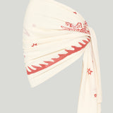 Kyr Lakis Mermaid print cotton pareo