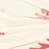 Kyr Lakis Mermaid print cotton pareo