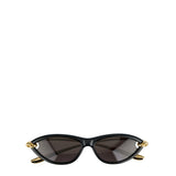 Knot cat-eye acetate sunglasses