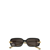 Knot rectangular sunglasses