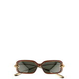 Knot rectangular sunglasses