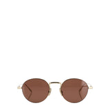 Celine Oro round-frame gold-tone sunglasses