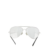 Gucci Aviator-style silver-tone sunglasses