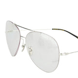 Gucci Aviator-style silver-tone sunglasses