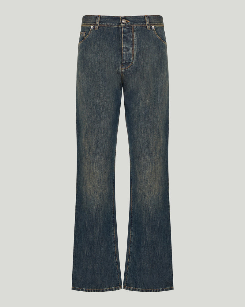 Fendi Long Bananatex denim jeans