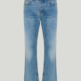 Ami Paris Logo-patch straight-leg jeans