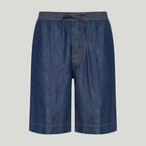 Loewe Wide-leg Anagram-detailed cotton shorts