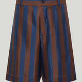 Fendi Pequin silk bermudas