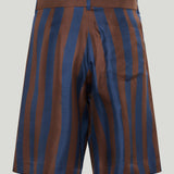 Fendi Pequin silk bermudas
