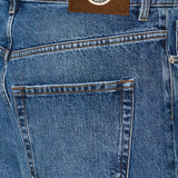 Moncler logo-patch straight-leg jeans