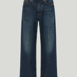 Moncler stone-washed straight-leg jeans