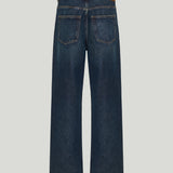 Moncler stone-washed straight-leg jeans