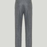 Zegna Herringbone wool and cashmere trousers