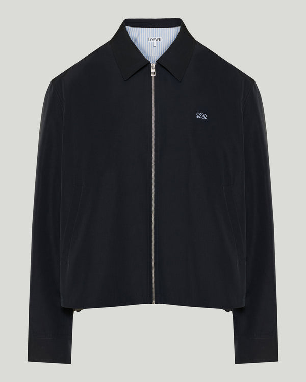 Looewe Zip-up technical cotton jacket