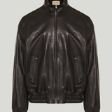Valentino Leather bomber jacket