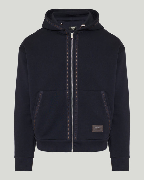 Fendi Cotton zip-up hoodie