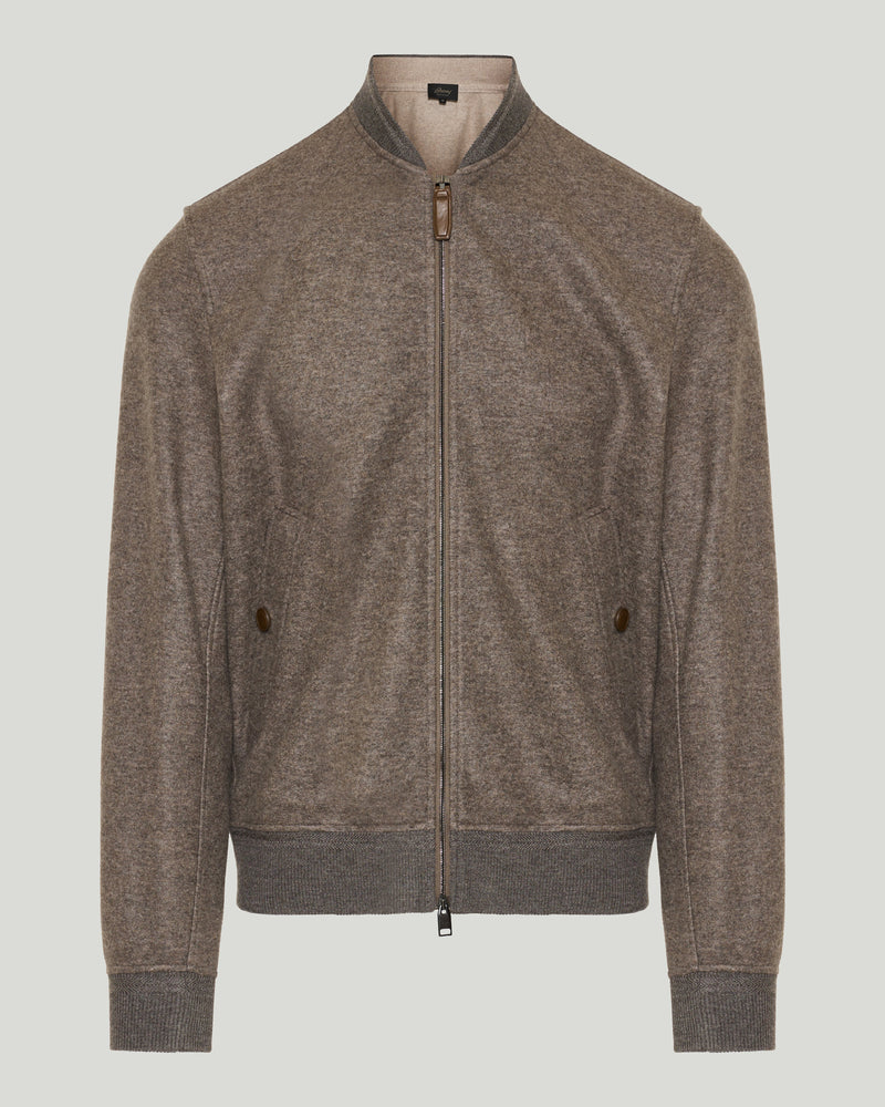 Brioni Zip-up bomber jacket