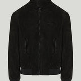 Gucci High-neck logo embroidered jacket