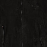 Gucci High-neck logo embroidered jacket