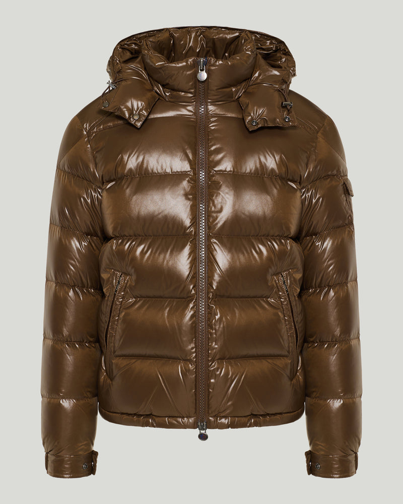 Moncler Maya Hooded Short Down Jacket
