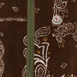 Moncler Paisley Print Fleece Vest