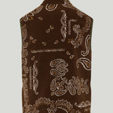 Moncler Paisley Print Fleece Vest
