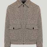 Zegna wool-blend zip jacket