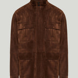Zegna suede field jacket