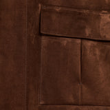 Zegna suede field jacket