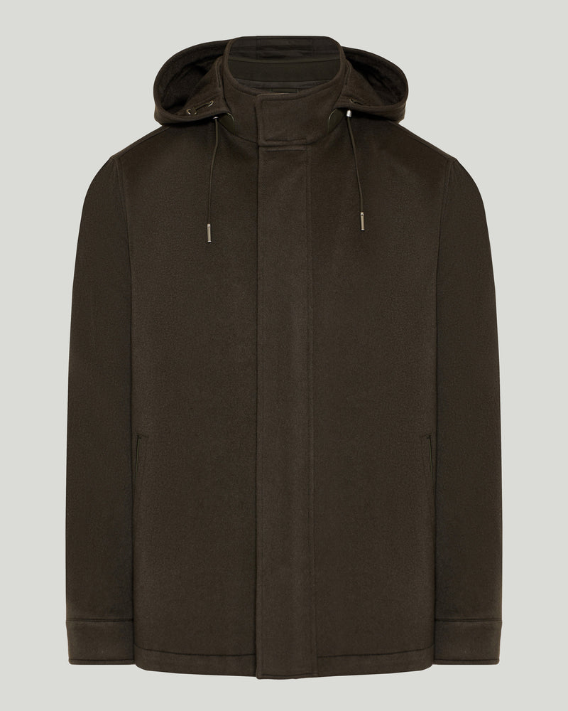 Zegna Oasi Cashmere hooded jacket