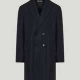 Zegna double-breasted wool-blend coat