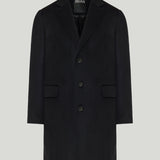 Zegna single-breasted wool-blend coat