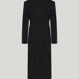 Saint Laurent long grain de poudre coat
