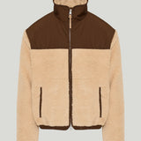Ami Paris fleece-panel jacket