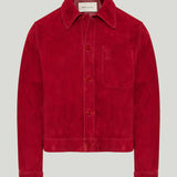 Ami Paris Ami de Cœur suede jacket